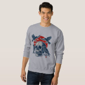 Ravens und Skull Sweatshirt (Vorne ganz)