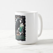 Ravens Unfug Smaragd Pint Shirt Kaffeetasse (VorderseiteRechts)