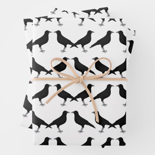 Ravens Wrapping Paper Sheets Geschenkpapier Set (Beispiel)