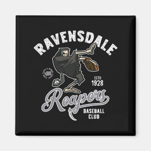 Ravensdale Grim Reapers Minor League Baseballmanns Magnet