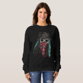 Raver-Festival Modular Life Synth Nerd Synthesizer Sweatshirt (Vorne ganz)