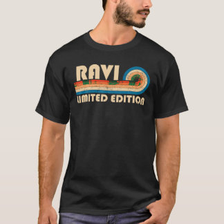 RAVI Nachname Retro Vintag 80er 90s Geburtstagsreu T-Shirt