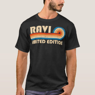 RAVI Nachname Retro Vintag 80er 90s Geburtstagsreu T-Shirt