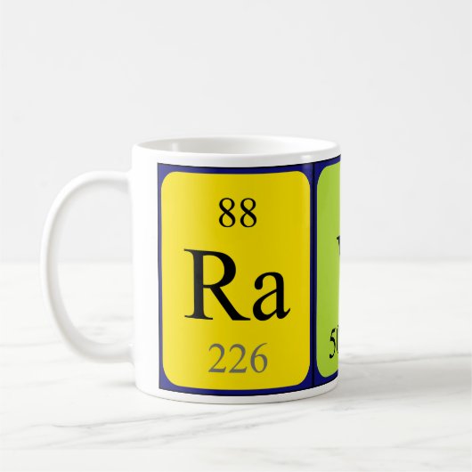 Ravi Periodenname Tasse (Links)