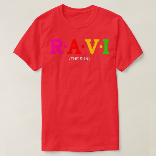 Ravi The Sun T-Shirt (Design vorne)