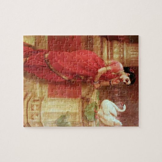 Ravi Varma Malereien-Hamsa Dhayamthi Puzzle (Horizontal)