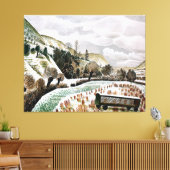 Ravilion - Neujahrsschnee, Leinwanddruck (Insitu (Wohnzimmer))