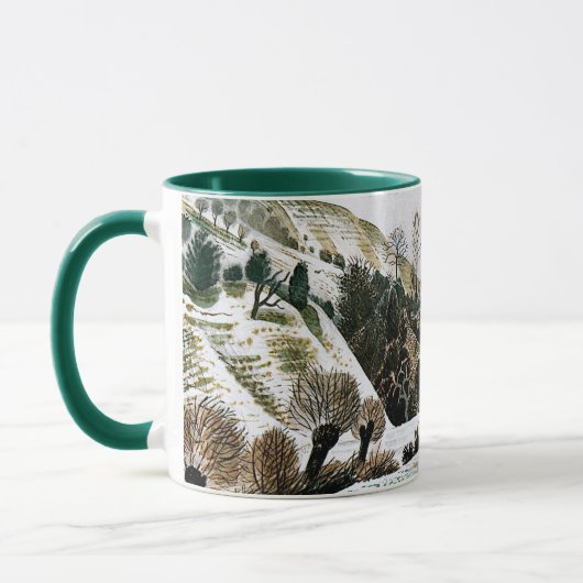 Ravilion - Neujahrsschnee, schöne Kunst Tasse (Links)