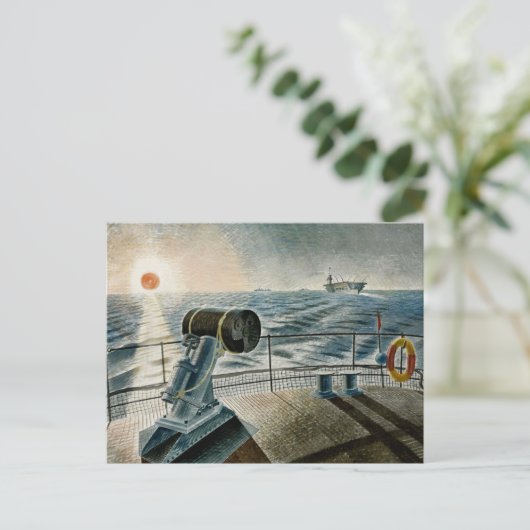 Ravilious Artwork - The Midnight Sun Postkarte (Stehend Vorderseite)