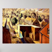 Ravilious - Aussicht vom Brick House Great Bardfie Poster (Vorne)