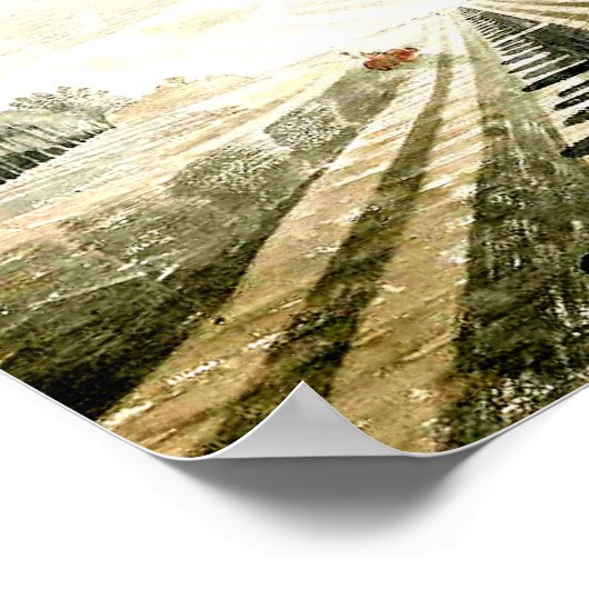 Ravilious, berühmtes Bild Tigermoth Poster (Ecke)