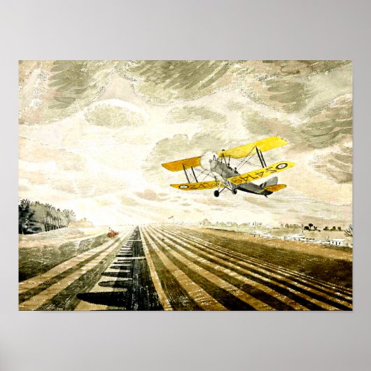 Ravilious, berühmtes Bild Tigermoth Poster (Vorne)