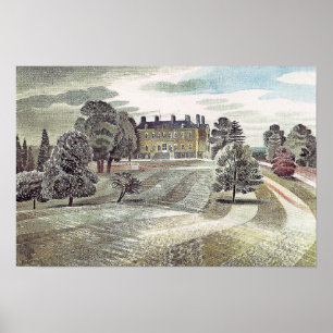 Ravilious - Buscot Park, Farringdon Oxfordshire, Poster