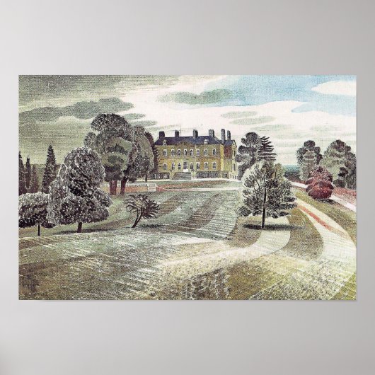 Ravilious - Buscot Park, Farringdon Oxfordshire, Poster (Vorne)