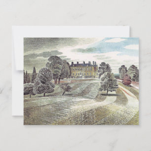 Ravilious - Buscot Park, Farringdon Oxfordshire, Postkarte