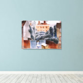 Ravilious - Castle Hedingham, Essex Leinwanddruck (Insitu (Holzboden))