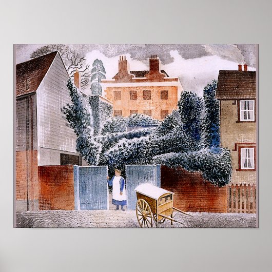 Ravilious - Castle Hedingham, Essex Poster (Vorne)