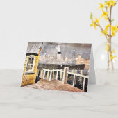 Ravilious - Channel Steamer Leaving Harbor Karte (Gelbe Blume)