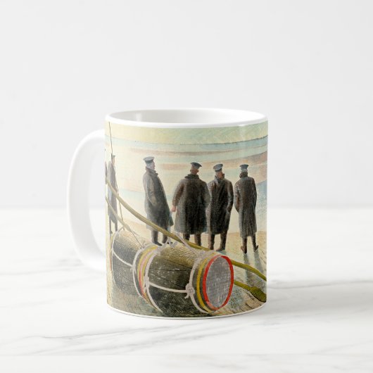 Ravilious - Dangerous Work at Low Tide, Kaffeetasse (Vorderseite Links)