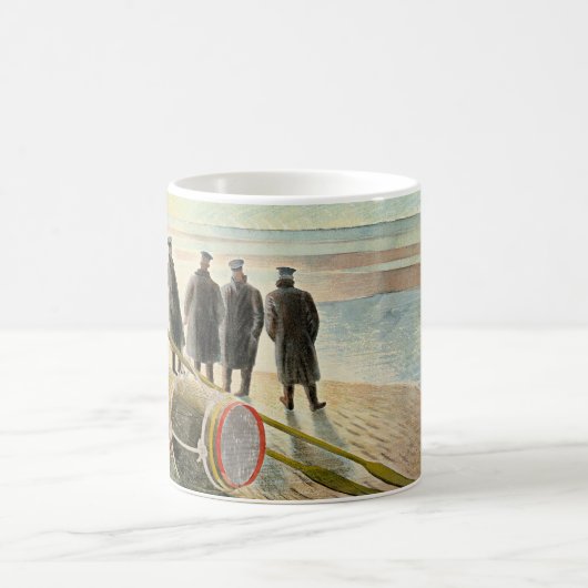 Ravilious - Dangerous Work at Low Tide, Kaffeetasse (Mittel)