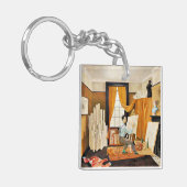 Ravilious - Edward Bawden arbeitet in seinem Studi Schlüsselanhänger (Vorderseite links)