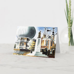 Ravilious - Greenwich Observatory Karte