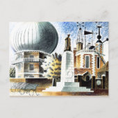 Ravilious - Greenwich Observatory Postkarte (Vorderseite)