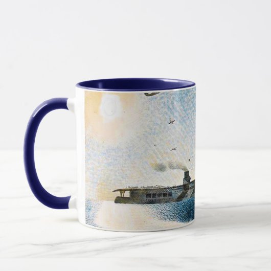 Ravilious - HMS Glorious in der Arktis Tasse (Links)