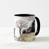 Ravilious - Karawanen, schöne Kunst Tasse (VorderseiteRechts)