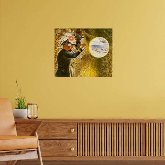 Ravilious - Kommandeur eines U-Bootes Poster (Wohnzimmer 2)