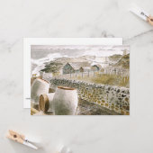 Ravilious - Konvoi durch eine Insel Karte (Vorderseite/Rückseite Beispiel)