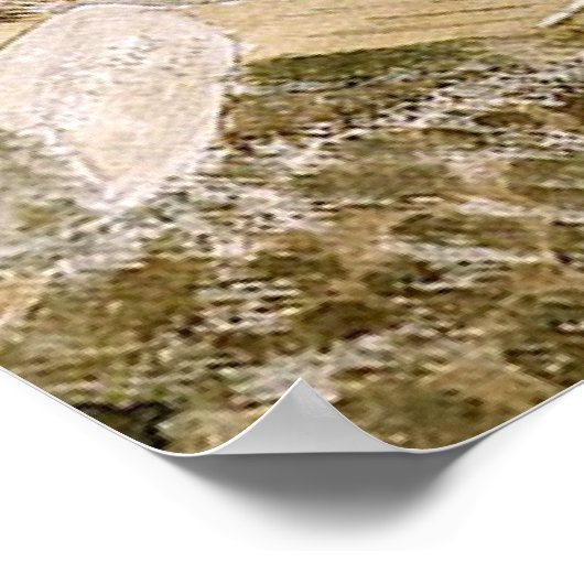 Ravilious - Konvoi durch eine Insel Poster (Ecke)