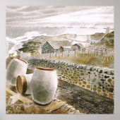 Ravilious - Konvoi durch eine Insel Poster (Vorne)