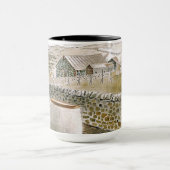 Ravilious - Konvoi durch eine Insel Tasse (Zentrum)