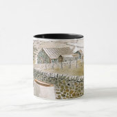 Ravilious - Konvoi durch eine Insel Tasse (Zentrum)