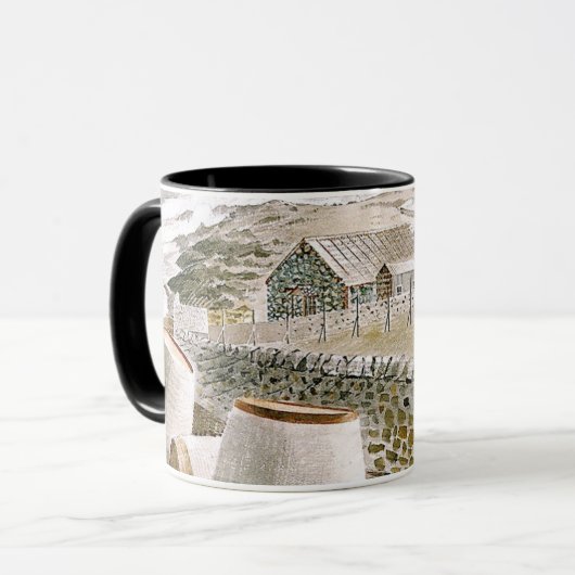 Ravilious - Konvoi durch eine Insel Tasse (Vorderseite Links)