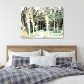 Ravilious - Lombardei Poplars, Leinwanddruck (Insitu (Schlafzimmer))