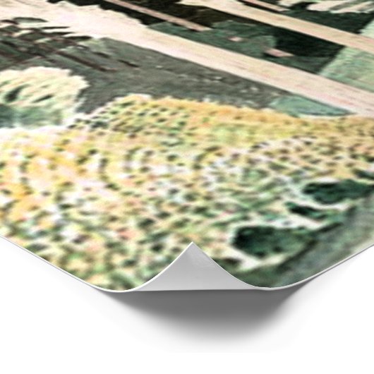 Ravilious - Lombardei Poplars, Poster (Ecke)