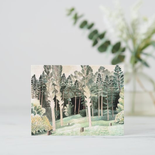 Ravilious - Lombardei Poplars, Postkarte (Stehend Vorderseite)