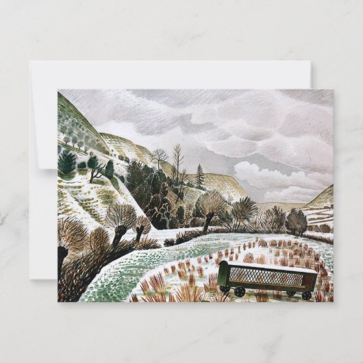 Ravilious - Neuschnee, Karte (Vorderseite)