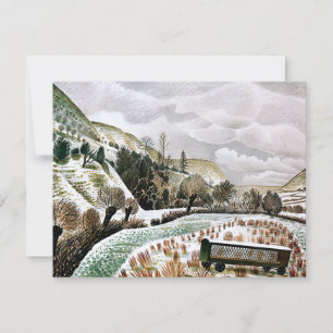 Ravilious - Neuschnee,  Karte
