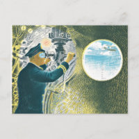 Ravilious - Offizier durch ein Periskop schauen