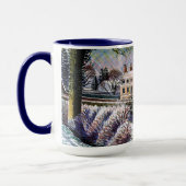 Ravilious - Pfarrhaus im Winter, Kunst-Mug Tasse (Links)