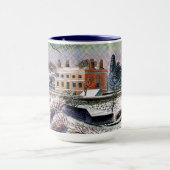 Ravilious - Pfarrhaus im Winter, Kunst-Mug Tasse (Zentrum)