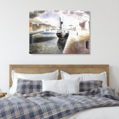 Ravilious - Pilotboot in Le Havre Leinwanddruck (Insitu (Schlafzimmer))