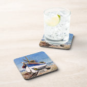 Ravilious - Rettungsboot in Aldeburgh Getränkeuntersetzer (Rechte Seite)