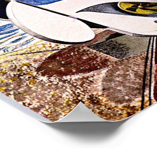 Ravilious - Rettungsboot in Aldeburgh Poster (Ecke)