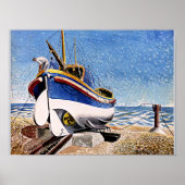 Ravilious - Rettungsboot in Aldeburgh Poster (Vorne)