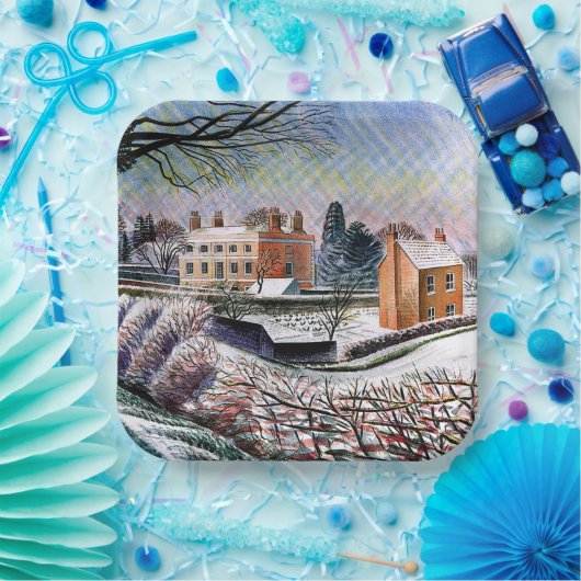 Ravilious - Sieg im Winter Pappteller (Party)