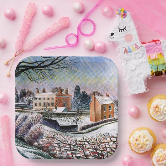 Ravilious - Sieg im Winter Pappteller (Party)